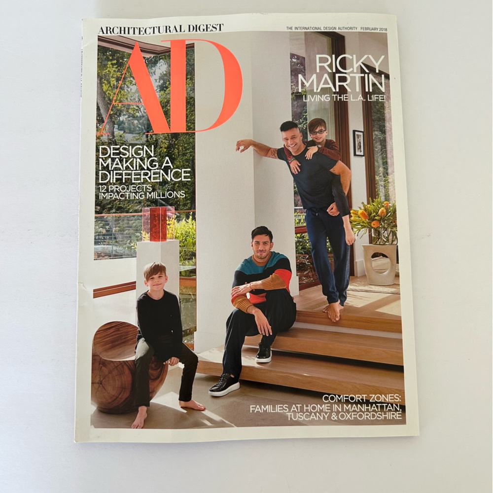 ARCHITECTURAL DIGEST FEBRUARY 2018 BRAND NEW UNREAD MAGAZINE